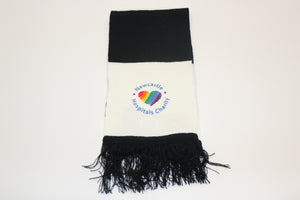 Newcastle Hospitals Charity black and white scarf
