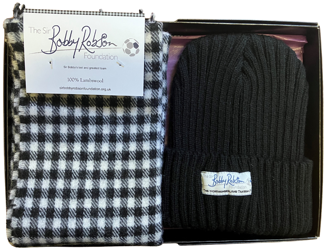 Sir Bobby Robson Hat and Scarf set